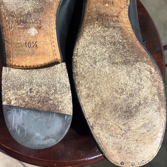 Black Gucci Horsebit Loafers - Picture 9 of 13